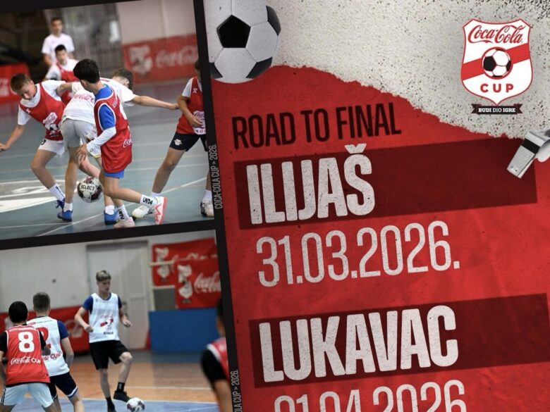 Coca-Cola Cup sutra u Ilijašu: Mladi fudbaleri na terenu Sportske dvorane “Rašid Buća”