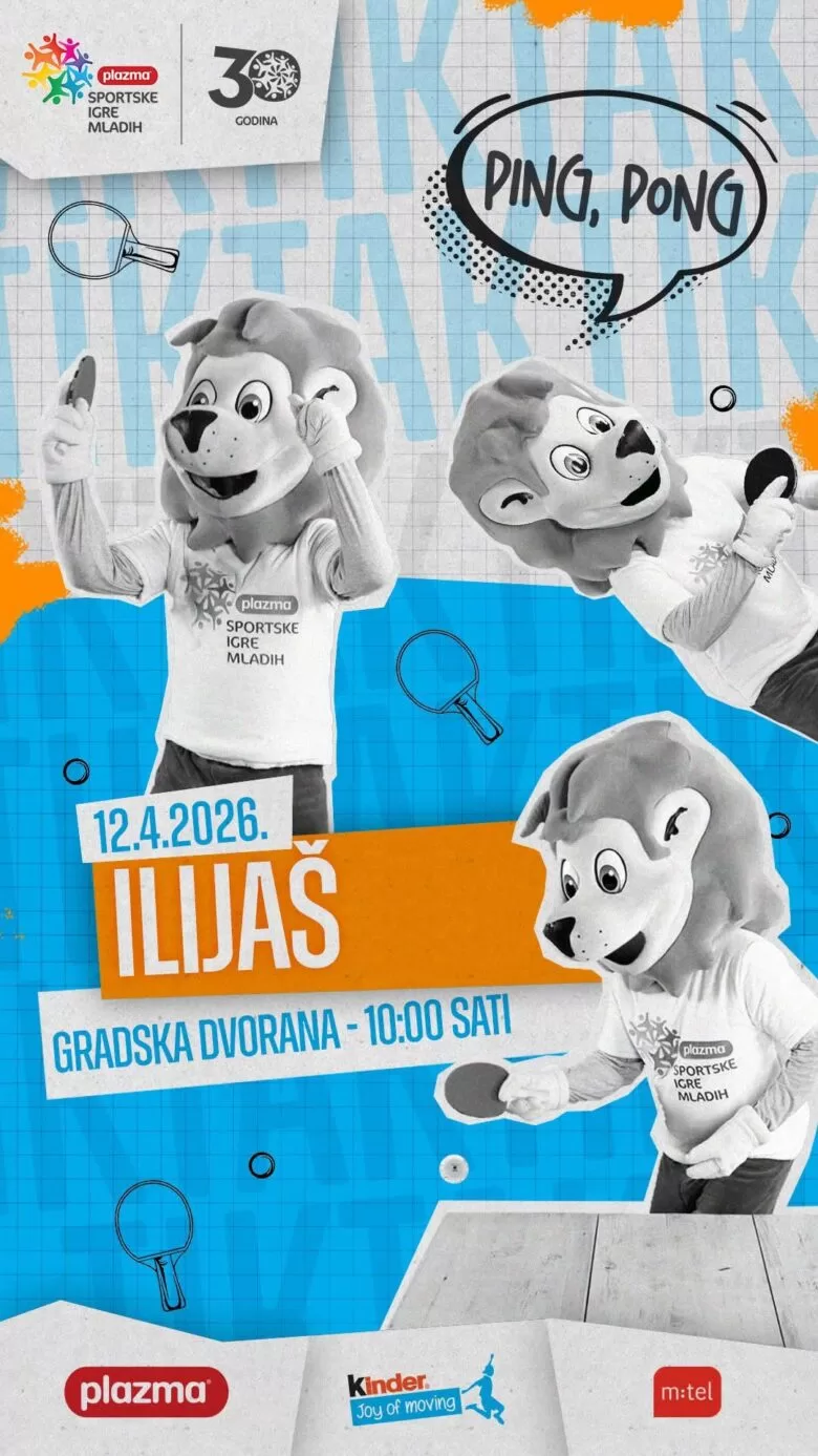 Najava: Stonoteniski kup u okviru Plazma Sportskih igara mladih