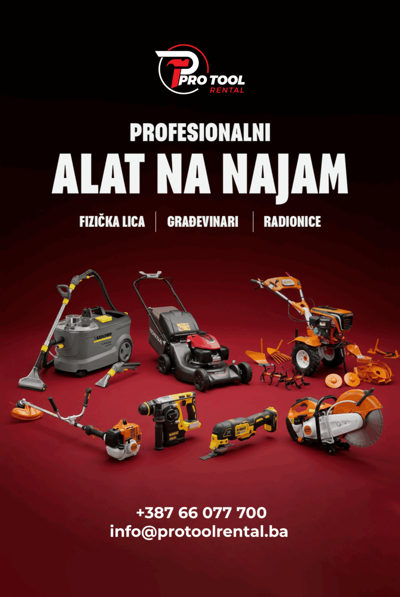 PRO Tool Rental: Novo mjesto za najam profesionalnih alata i mašina