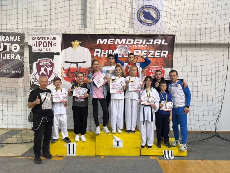 Karate klub „Rašid Buća“ Ilijaš među najuspješnijima na turniru u Vitezu