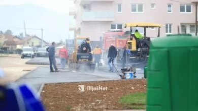 Počelo asfaltiranje saobraćajnice u Ilijašu: Privremena obustava saobraćaja u ulici 126. ilijaške brigade