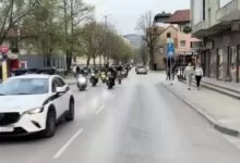 Počasni krug visočkih motorista u znak sjećanja na tragično preminulog tinejdžera