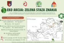 Eko akcija „Zelena staza znanja“ okuplja učenike i zajednicu u Ilijašu