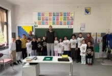 Inspirativna posjeta: Kenan Kamenjaš družio se s učenicima u OŠ Vareš Majdan