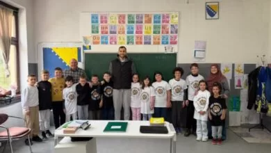 Inspirativna posjeta: Kenan Kamenjaš družio se s učenicima u OŠ Vareš Majdan