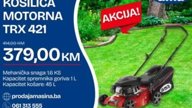 Motorna kosilica TRX 421 u akciji: Pouzdano rješenje za uređen vrt