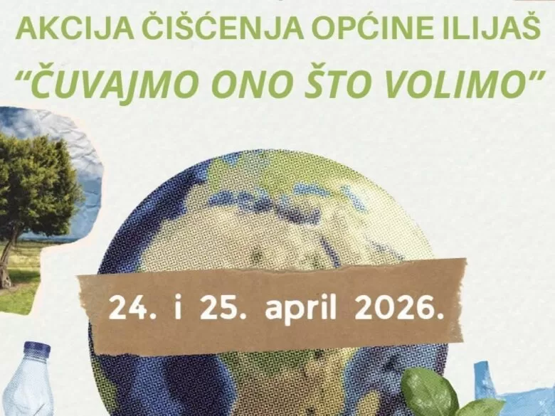 Dvodnevna akcija čišćenja povodom Dana planete Zemlje u Općini Ilijaš