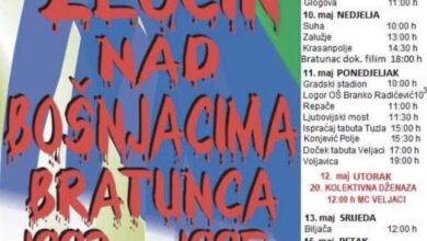 Kolektivna dženaza 12. maja u Bratuncu