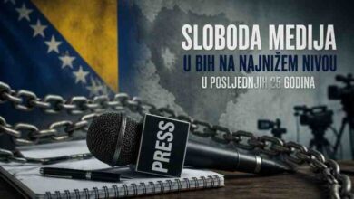 Reporteri bez granica: Sloboda medija u BiH na najnižem nivou u posljednjih 25 godina