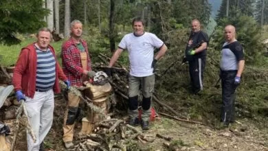 Članovi PD “Budoželj” Breza uspješno realizovali veliku radnu akciju uređenja doma i okoline