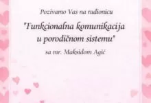 Edukativna radionica povodom Svjetskog dana porodice sa Maksidom Agić 15. maja u Ilijašu
