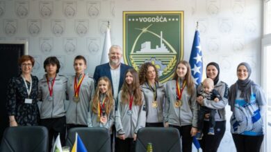 Najbolji taekwondisti TKD Victory na prijemu u Općini Vogošća