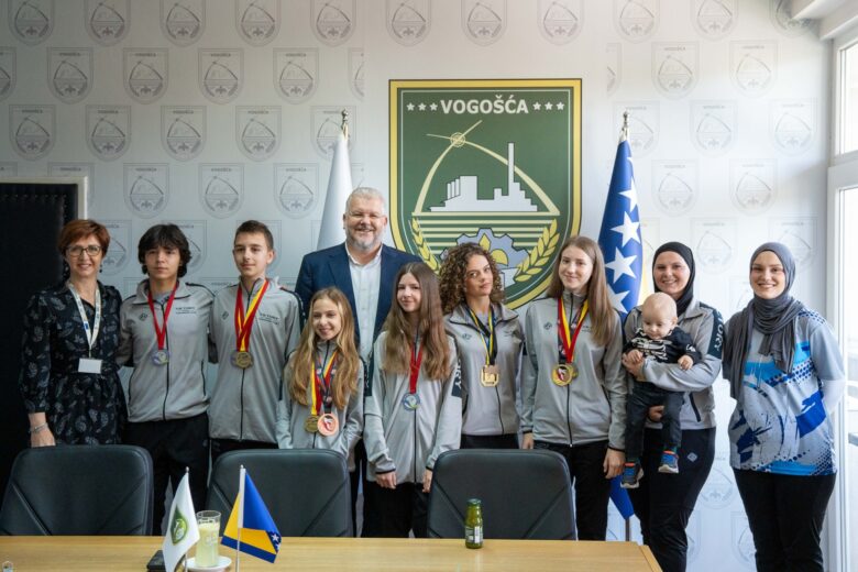 Najbolji taekwondisti TKD Victory na prijemu u Općini Vogošća