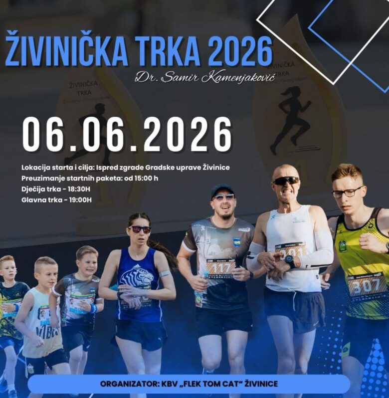 Živinice u subotu domaćin jubilarne 10. Živiničke trke „Dr. Samir Kamenjaković“