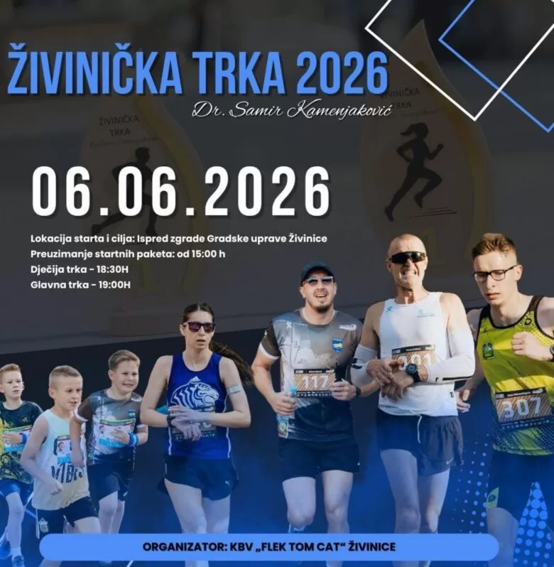 Živinice u subotu domaćin jubilarne 10. Živiničke trke „Dr. Samir Kamenjaković“