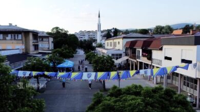 Ilijaš šalje podršku Zmajevima: Zastave BiH ponovo krase šetalište