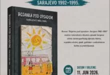 Promocija romana „Bojanka pod opsadom: Sarajevo 1992–1995“ u Ilijašu