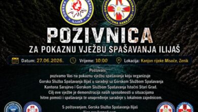 Pokazna vježba spašavanja u kanjonu Misoče: GSS Ilijaš okupit će spasioce i goste iz više stanica