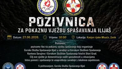 Pokazna vježba spašavanja u kanjonu Misoče: GSS Ilijaš okupit će spasioce i goste iz više stanica