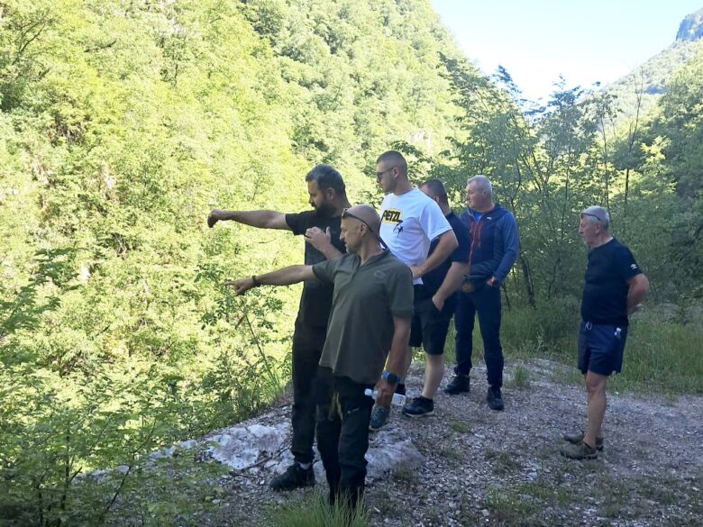 GSS KS i GSS Ilijaš obišli lokaciju u Misoči na kojoj će se održati pokazna vježba spašavanja