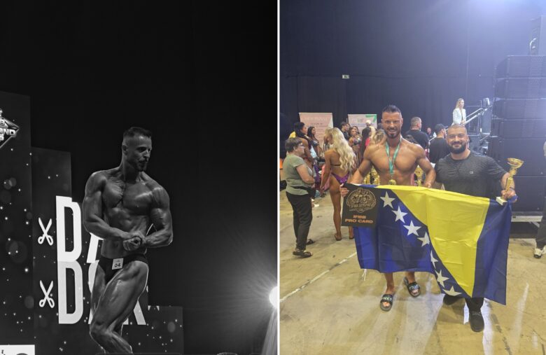Dženan Hasić stekao profesionalni status u bodybuildingu