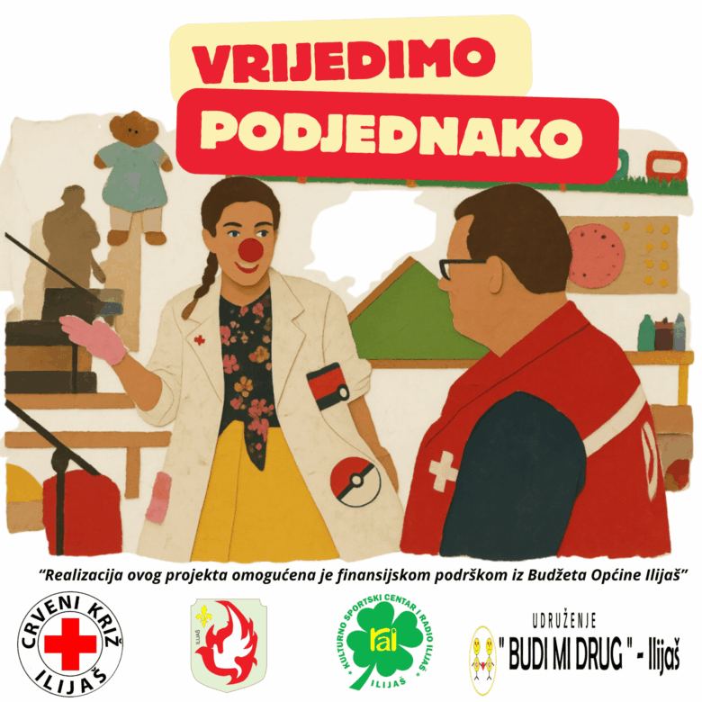 Crveni križ Ilijaš i Udruženje „Budi mi drug“ realizuju projekat „Vrijedimo podjednako“