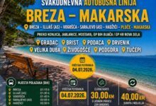 Nova svakodnevna autobusna linija za Makarsku rivijeru od 4. jula BREZA – ILIJAŠ – VOGOŠĆA – SARAJEVO – HADŽIĆI – MAKARSKA: Počinju svakodnevni polasci do omiljenih destinacija na Jadranu
