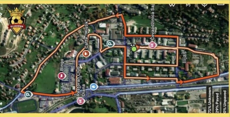 Zbog održavanja utrke Ilijaš 5K Run sutra potpuna obustava saobraćaja na dijelu gradskih ulica
