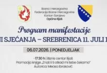 U Ilijašu počeli „Dani sjećanja“, program „Ilijaških dana 2026“ nastavlja se nakon 11. jula