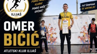 Velika podrška Omeru Bičiću pred nastup na Balkanskom prvenstvu za juniore U18!