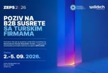 POZIV NA B2B SUSRETE SA TURSKIM FIRMAMA – ZEPS 2026