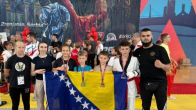 Ensar Kadrić prvak Balkana – četiri medalje za TKD Bosna-Rudar!