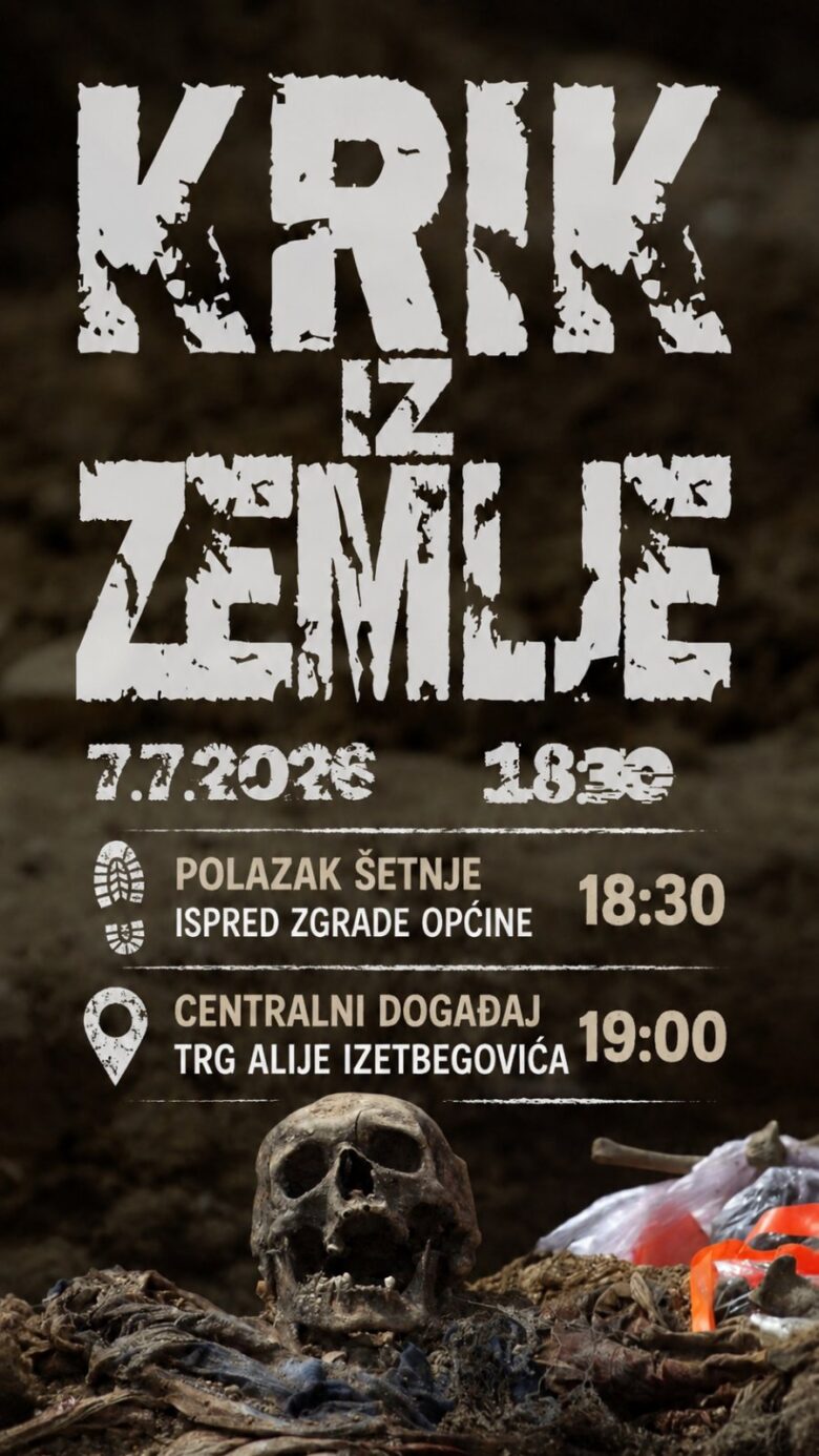 Danas na ilijaškom šetalištu memorijalni program „Krik iz zemlje“