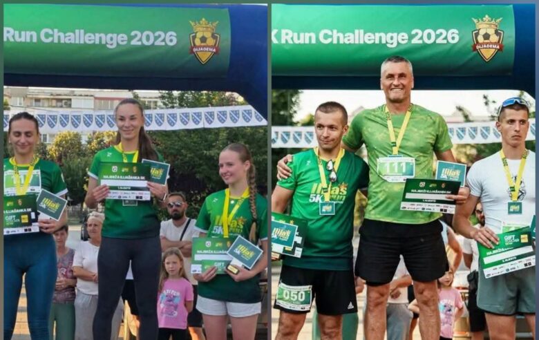 Najbrži Ilijašani i Ilijašanke na Ilijaš 5K Run Challenge 2026