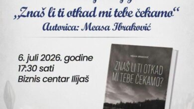 U Ilijašu promocija knjige „Znaš li ti otkad mi tebe čekamo?“ autorice Mease Ibraković
