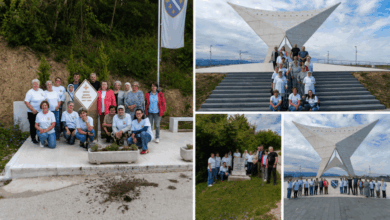 Članice Udruženja pripadnica Armije RBiH Ilijaš posjetile „Krila slobode“ na brdu Žuč