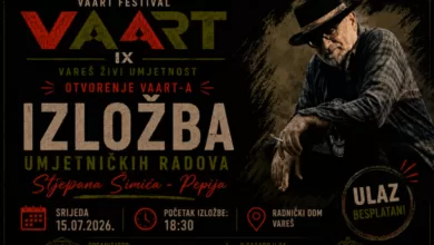 VAART Festival počinje izložbom umjetničkih radova Stjepana Šimića – Pepija