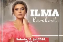 Ilma Karahmet u subotu nastupa u Ilijašu u okviru manifestacije „Ilijaški dani”