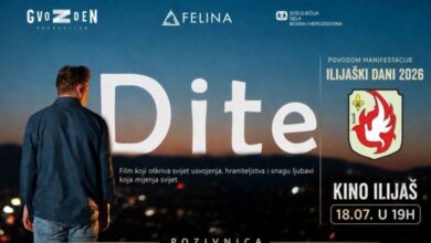 U subotu u Ilijašu pogledajte film „Dite“- autorsko ostvarenje Rijada Gvozdena