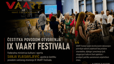 Ministrica Sanja Vlaisavljević uputila čestitku povodom otvorenja IX VAART Festivala u Varešu