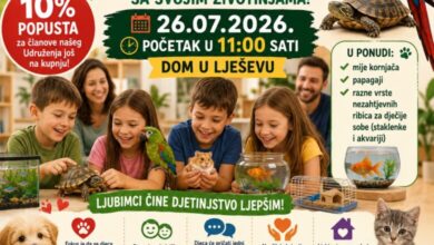 Edukativno druženje djece i roditelja s kućnim ljubimcima u Lješevu
