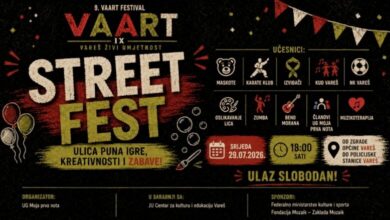 Vareš: Street Fest donosi večer igre, muzike i zabave u okviru IX VAART Festivala