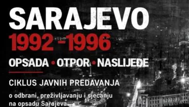CIKLUS JAVNIH PREDAVANJA: “Sarajevo 1992–1996: Opsada – Otpor – Naslijeđe“