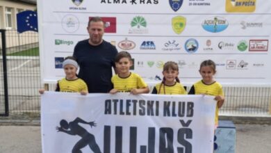 Tri zlatne medalje za mlade atletičare AK Ilijaš na utrci u Olovu