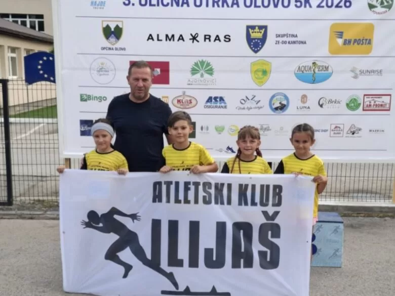 Tri zlatne medalje za mlade atletičare AK Ilijaš na utrci u Olovu