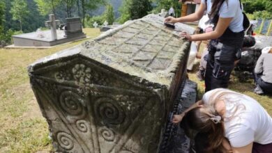 Konzervirani stećci na lokalitetu Kopošići kod Ilijaša