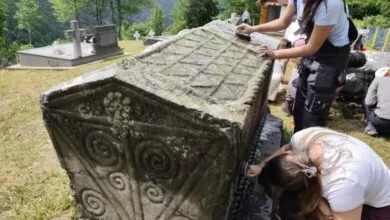 Konzervirani stećci na lokalitetu Kopošići kod Ilijaša