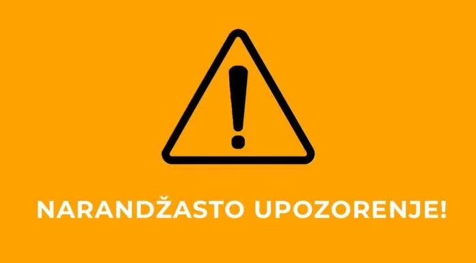 Izdato narandžasto upozorenje zbog visoke temperature zraka