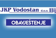 Zbog suše i smanjenog vodostaja Misoče uvode se noćne redukcije vode u Ilijašu