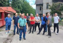 Zenički rudari protestuju ispred Vlade FBiH